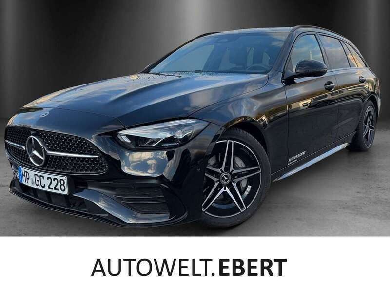 Schwarz Gebraucht 2024 Mercedes C220 AMG Kombi | 47.880 € (Teuer) - Bild 1/4
