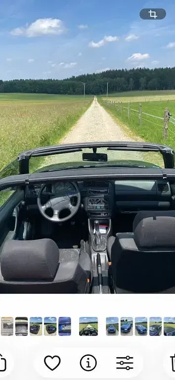Gebraucht VW Golf Cabriolet 90 PS (66 kW) 1994 Blau Cabrio