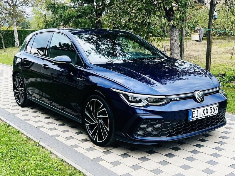 Blau Gebraucht 2021 VW Golf VIII GTD Limousine | 26.999 € (Guter Preis) - Bild 1/4