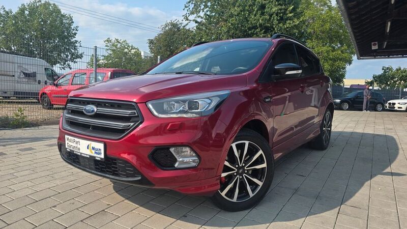 Rubyrot (metallic) Gebraucht 2019 Ford Kuga ST-Line SUV | 15.490 € (Superpreis) - Bild 1/4
