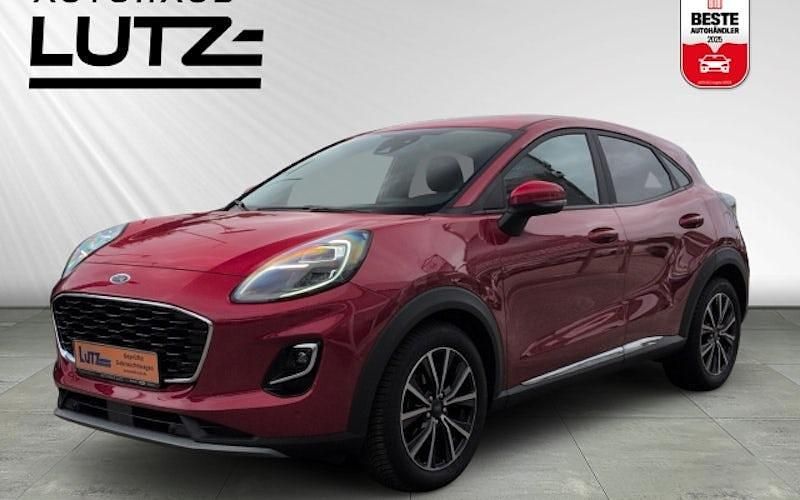 Rot Gebraucht 2021 Ford Puma Gen-E Titanium SUV | 20.930 € - Bild 1/4