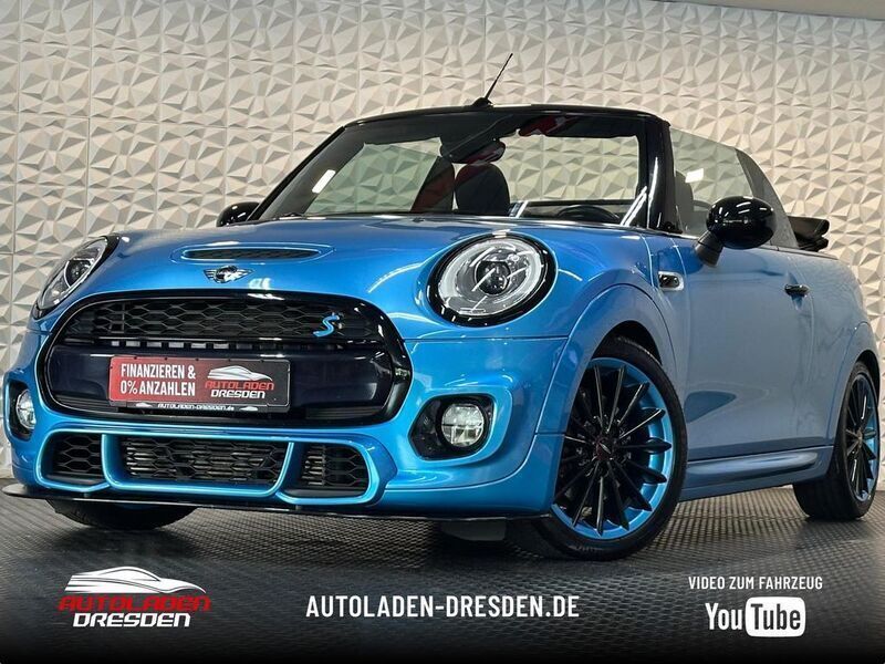 Blau Gebraucht 2016 Mini John Cooper Works Cabriolet Cabrio | 19.999 € (Etwas zu teuer) - Bild 1/4