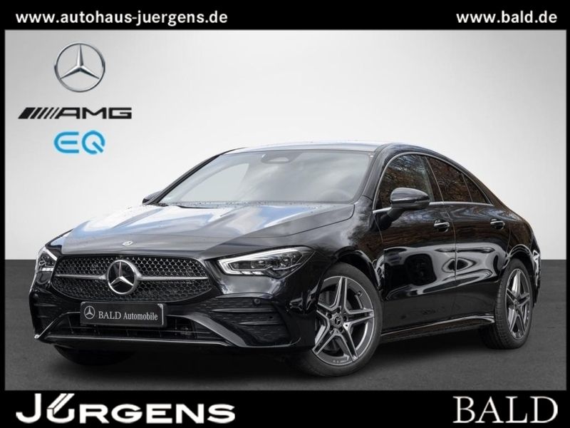 Schwarz unilack nachtschwarz Gebraucht 2025 Mercedes CLA200 AMG Coupé | 43.880 € (Teuer) - Bild 1/4