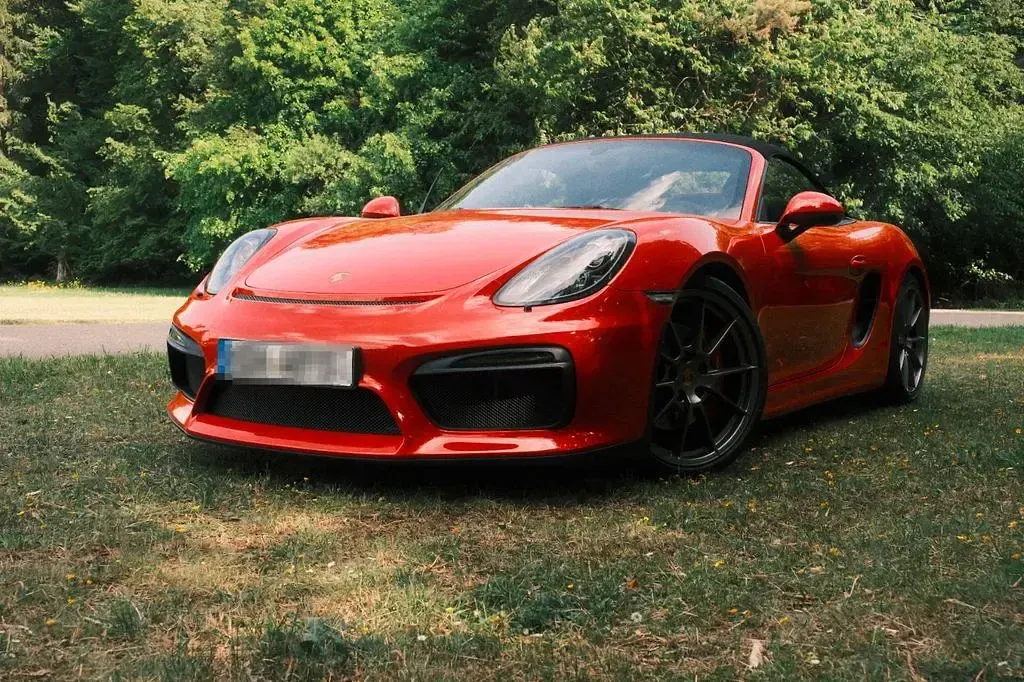 Gebraucht Porsche Boxster Spyder 375 PS (275 kW) 2016 Rot Cabrio