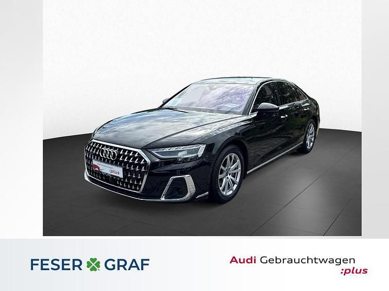 Mythosschwarz metallic Gebraucht 2024 Audi A8 Ambiente Limousine | 65.890 € (Guter Preis) - Bild 1/4