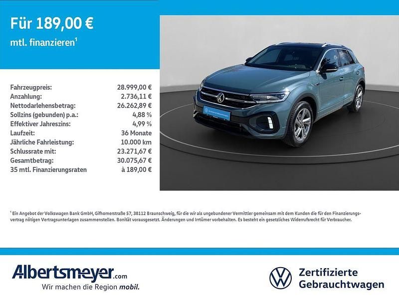 Gebraucht VW T-Roc R-line 150 PS (110 kW) 2025 Blau SUV