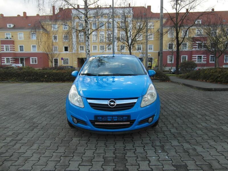 Blau Gebraucht 2007 Opel Corsa Limousine | 3.999 € (Fairer Preis) - Bild 1/4