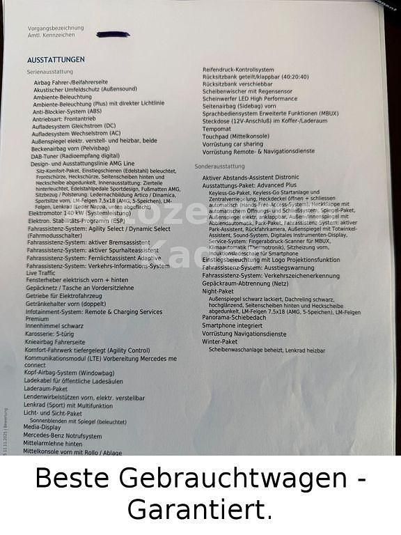 Schwarz Gebraucht 2025 Mercedes EQB250+ Advanced Plus SUV | 43.900 € (Fairer Preis) - Bild 1/1