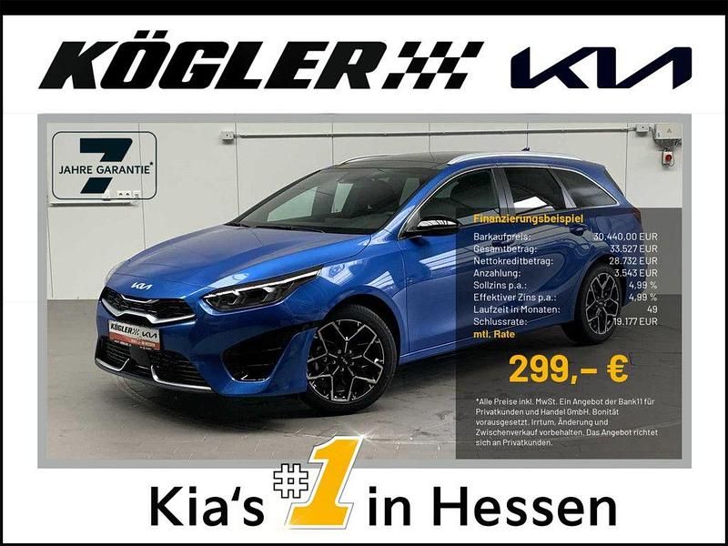 Blau Neu 2025 Kia Ceed Sportswagon GT-Line Kombi | 30.440 € (Fairer Preis) - Bild 1/3