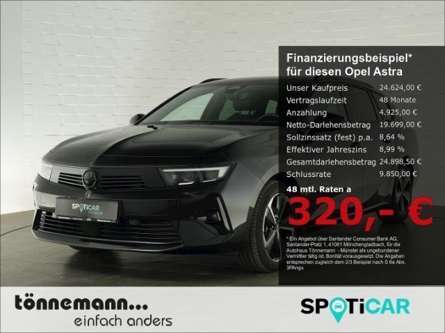 Schwarz Gebraucht 2024 Opel Astra Kombi | 25.724 € (Etwas zu teuer) - Bild 1/3