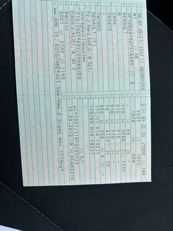 Gebraucht Renault Twingo Dynamique 75 PS (55 kW) 2012 Rot Kleinwagen