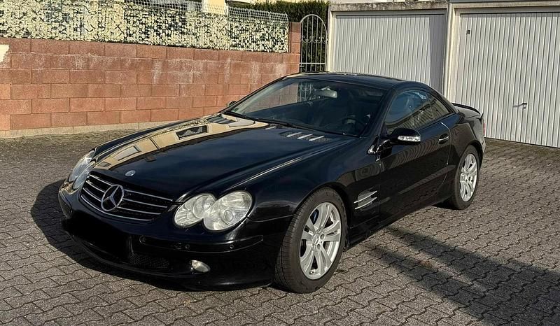 Schwarz Gebraucht 2003 Mercedes SL350 Cabrio | 6.200 € (Guter Preis) - Bild 1/4