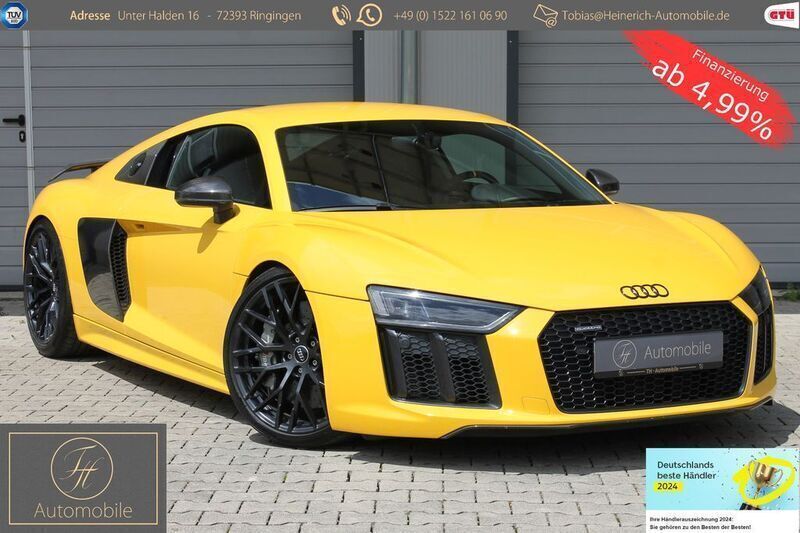 Gelb Gebraucht 2017 Audi R8 Coupé Sport Coupé | 109.999 € (Superpreis) - Bild 1/4