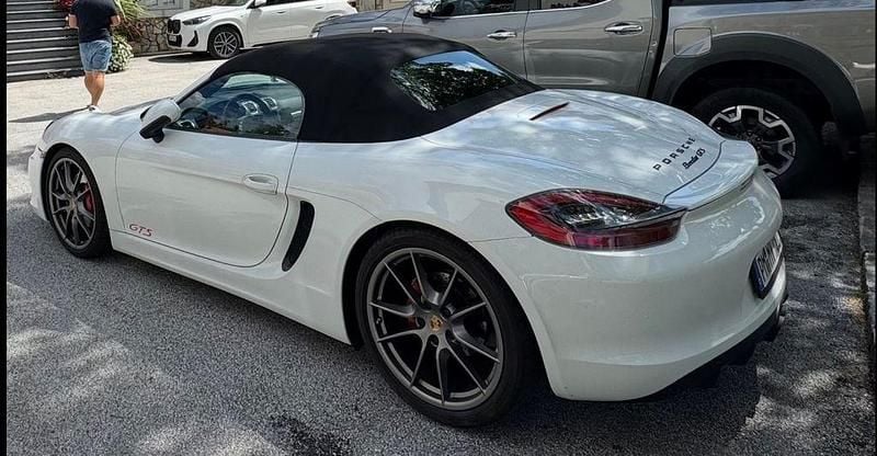 Weiß Gebraucht 2015 Porsche Boxster GTS Cabrio | 65.981 € (Superpreis) - Bild 1/4