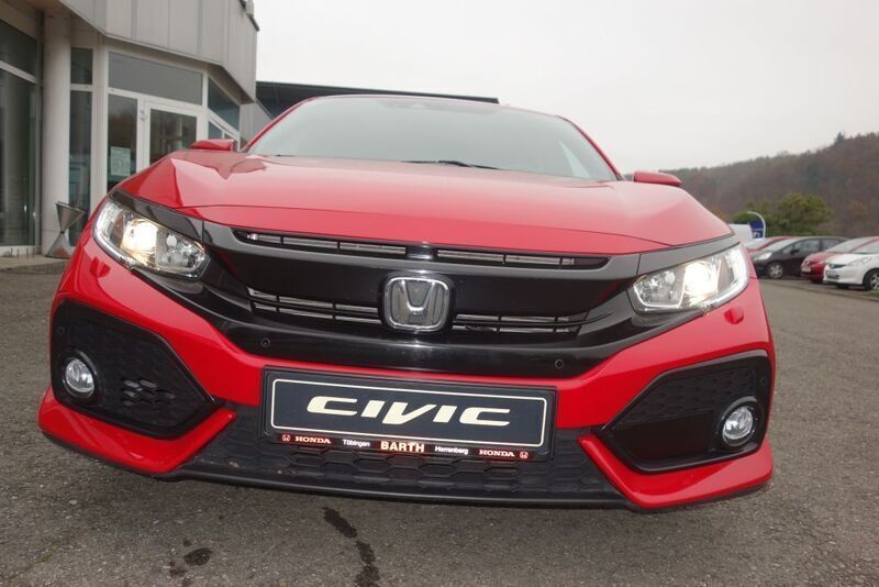 Rot Gebraucht 2017 Honda Civic Elegance Limousine | 14.499 € (Etwas zu teuer) - Bild 1/4