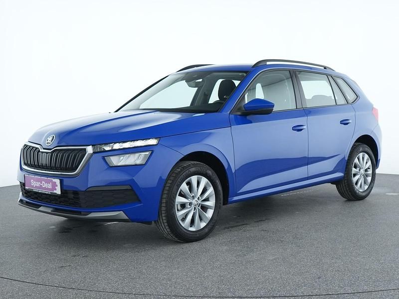 Blau Gebraucht 2021 Skoda Kamiq Ambition SUV | 16.542 € (Guter Preis) - Bild 1/4