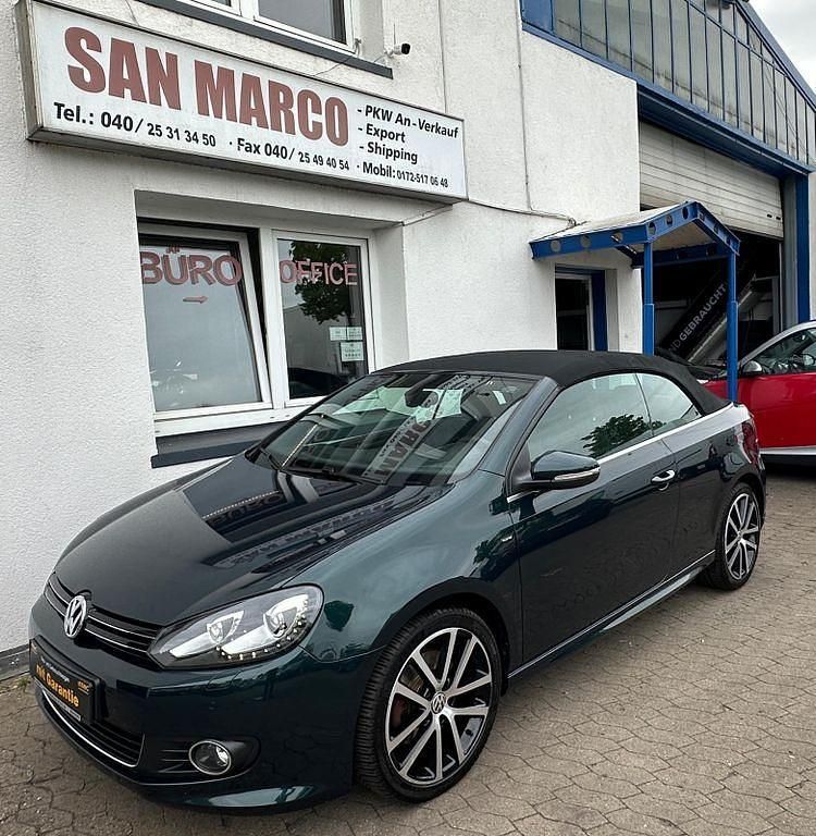 Grün Gebraucht 2016 VW Golf Cabriolet Allstar Cabrio | 15.990 € (Fairer Preis) - Bild 1/4