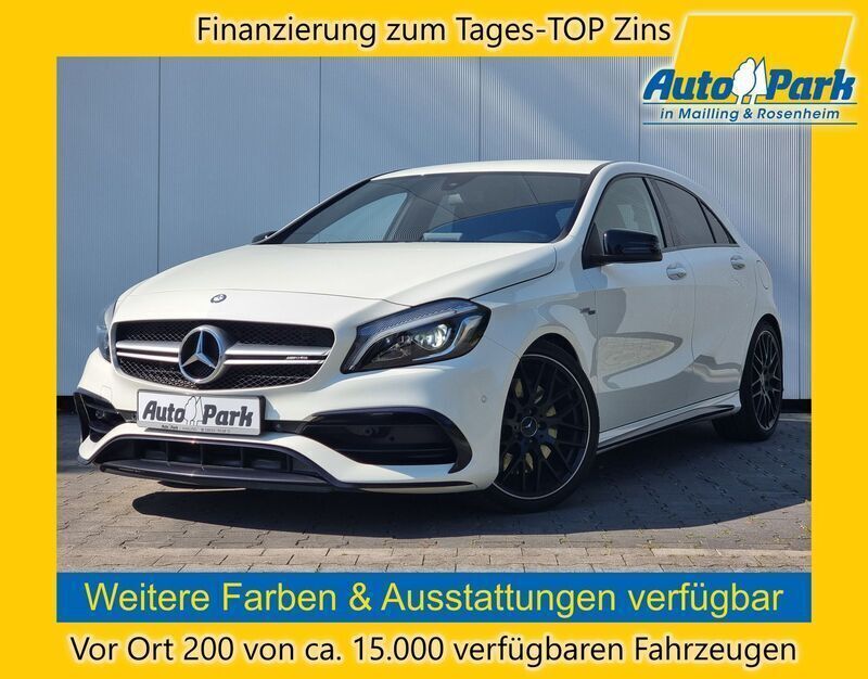 Calcitweiss unilack Gebraucht 2017 Mercedes A45 AMG AMG Limousine | 25.877 € (Fairer Preis) - Bild 1/4
