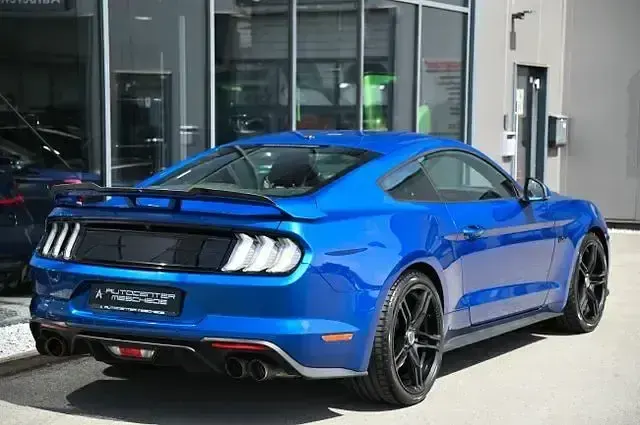 Gebraucht Ford Mustang GT 450 PS (330 kW) 2018 Blau Coupé