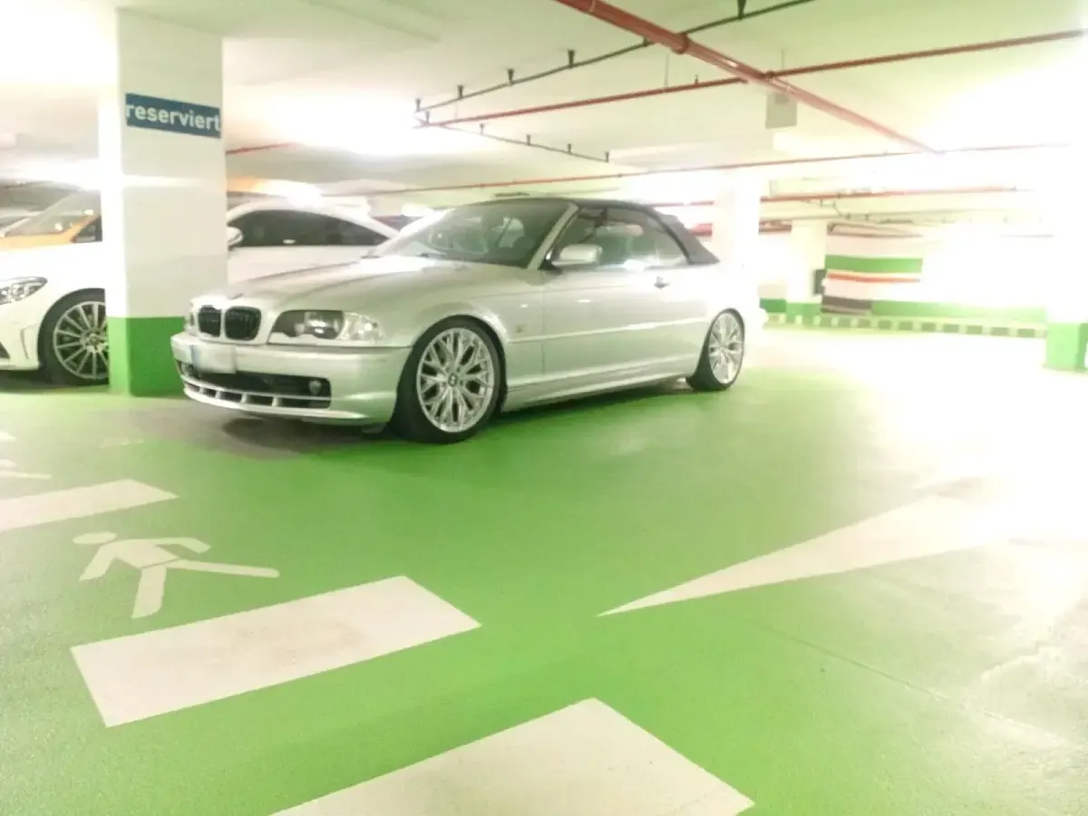 Gebraucht BMW 320 Cabriolet 170 PS (125 kW) 2001 Silber Cabrio