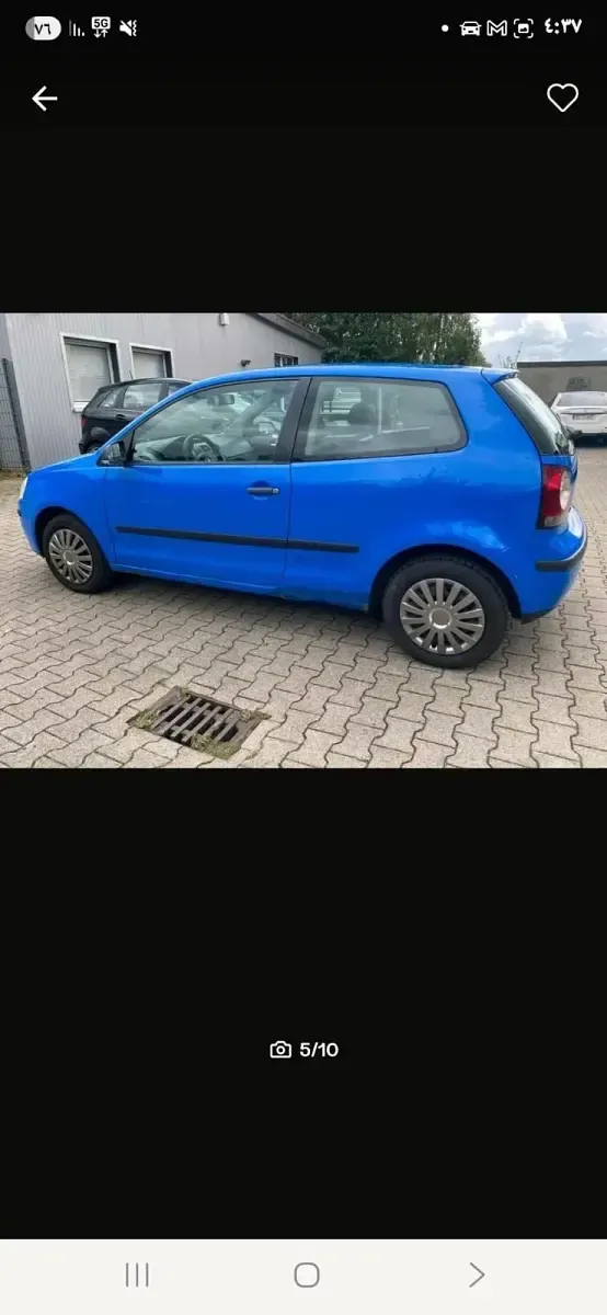 Gebraucht VW Polo 80 PS (58 kW) 2007 Blau Kleinwagen