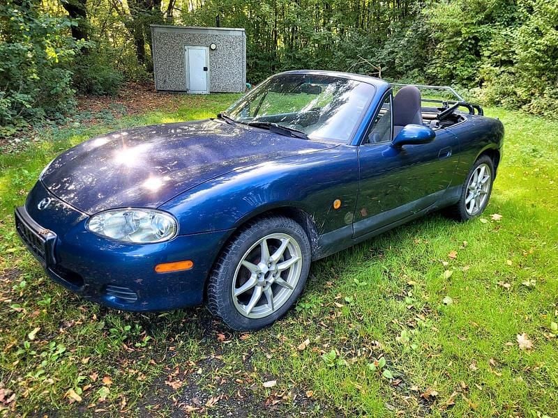 Blau Gebraucht 2001 Mazda MX5 Cabrio | 2.000 € (Superpreis) - Bild 1/4