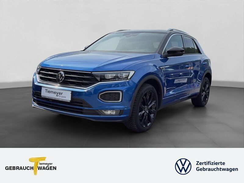 Blau Gebraucht 2022 VW T-Roc R-line SUV | 27.280 € (Fairer Preis) - Bild 1/4