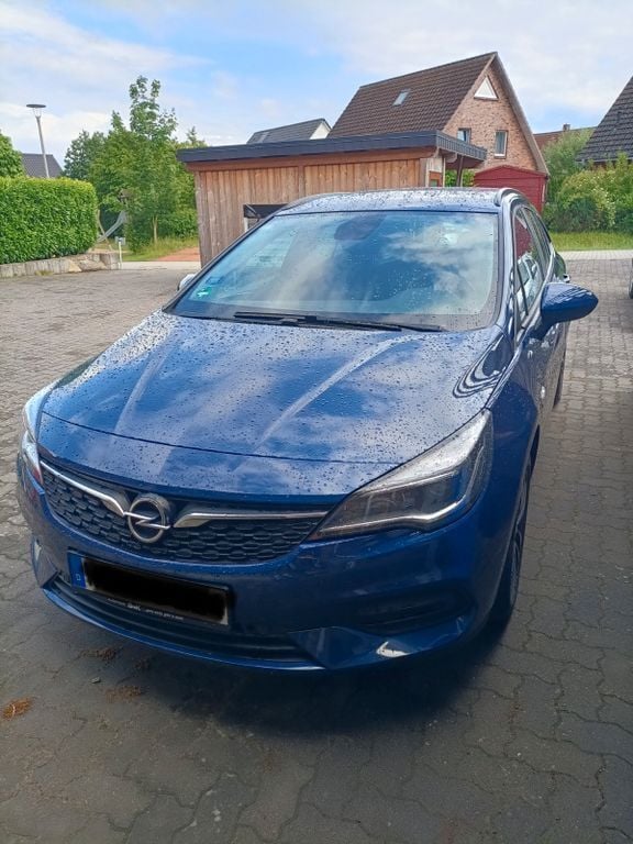 Blau Gebraucht 2020 Opel Astra Elegance Kombi | 11.000 € (Superpreis) - Bild 1/4