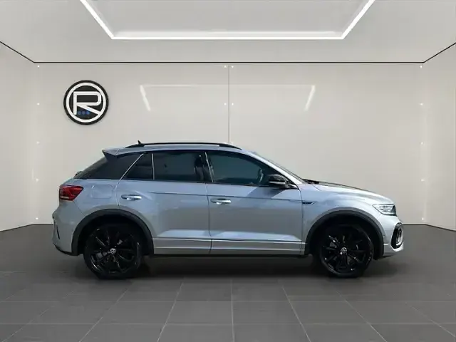 Gebraucht VW T-Roc R-line 190 PS (139 kW) 2022 Pyrit silber metallic (metallic) SUV