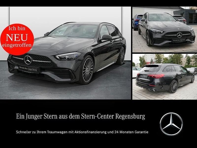 Metalliclack graphitgrau Gebraucht 2022 Mercedes C300 AMG Kombi | 36.799 € (Fairer Preis) - Bild 1/4