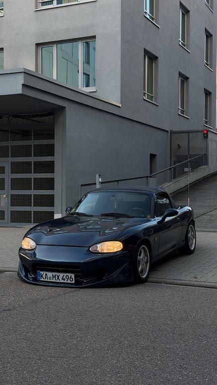 Gebraucht Mazda MX5 110 PS (80 kW) 1998 Blau Cabrio