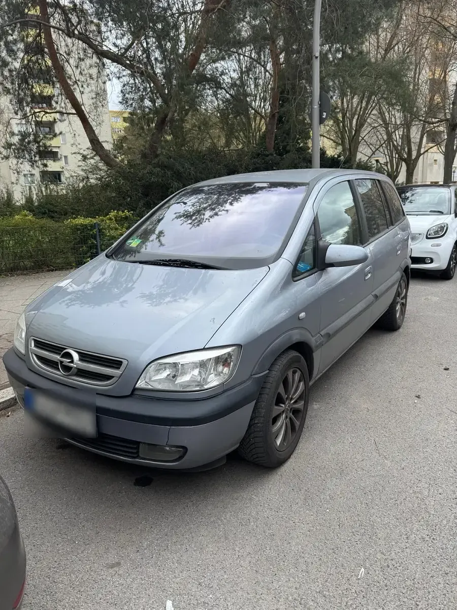 Gebraucht Opel Zafira 125 PS (91 kW) 2003 Grau Van / Kleinbus