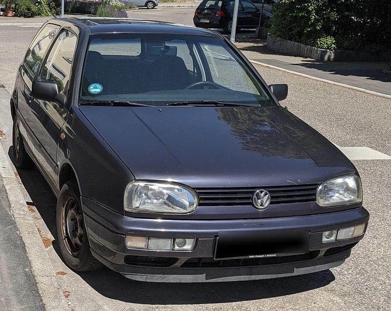 Blau Gebraucht 1996 VW Golf III Kleinwagen | 799 € (Superpreis) - Bild 1/4