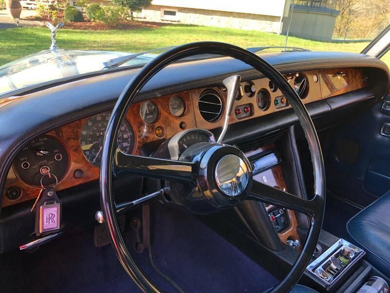 Blau Gebraucht 1972 Rolls Royce Silver Shadow Limousine | 28.500 € - Bild 1/4
