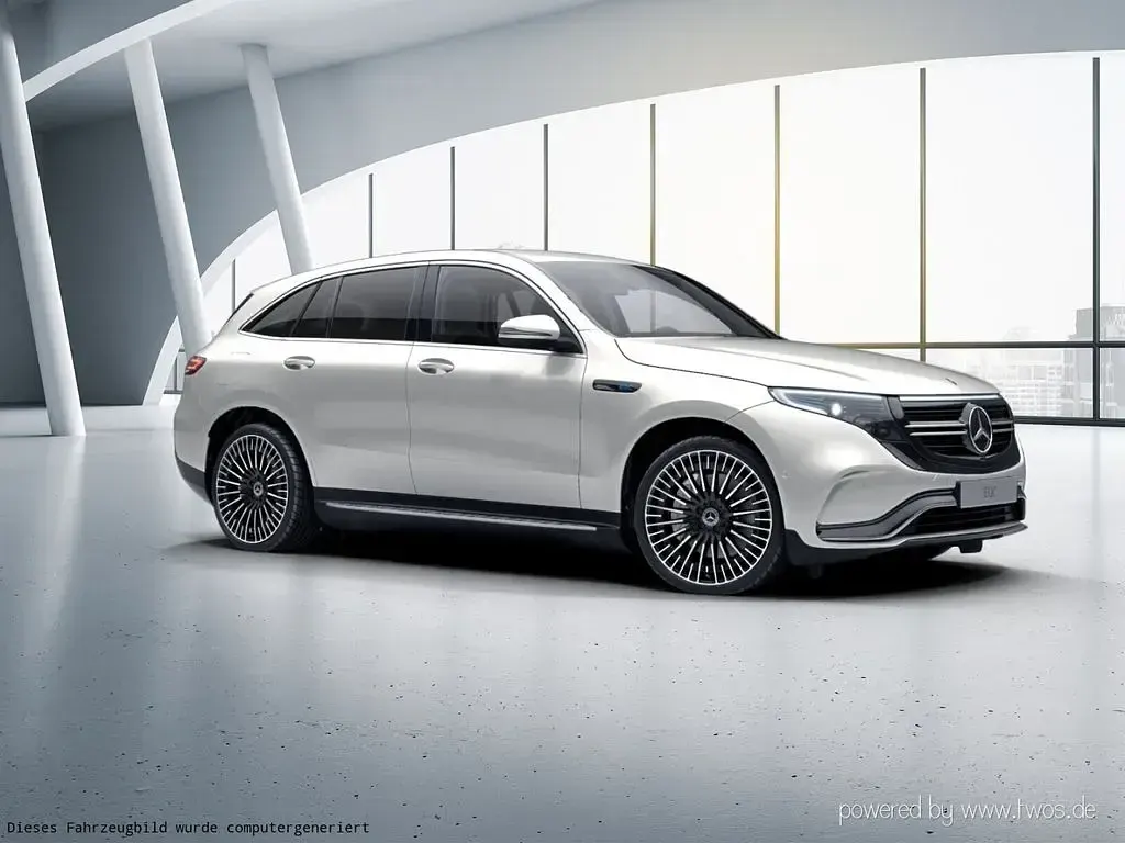 Gebraucht Mercedes EQC400 AMG line 300 kW (408 PS) 2023 Manufaktur opalithweiß bright SUV