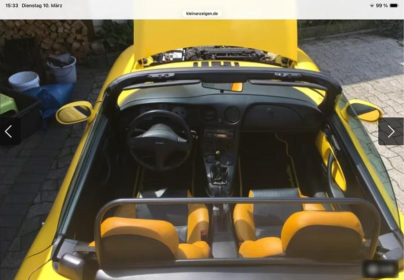 Gebraucht Fiat Barchetta 131 PS (96 kW) 2000 Gelb Cabrio