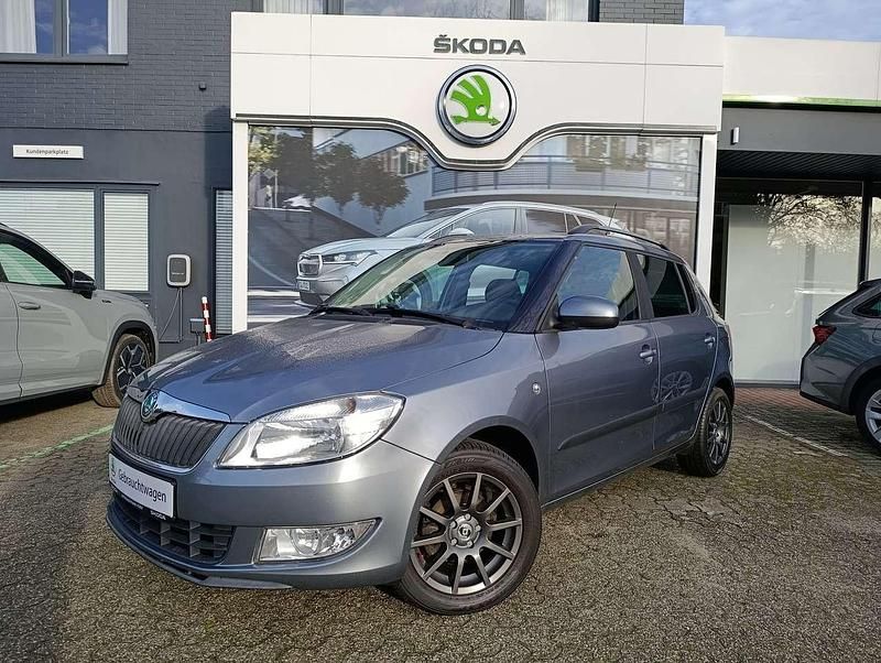 Platingrau metallic Gebraucht 2012 Skoda Fabia Ambition Kleinwagen | 6.900 € (Teuer) - Bild 1/4