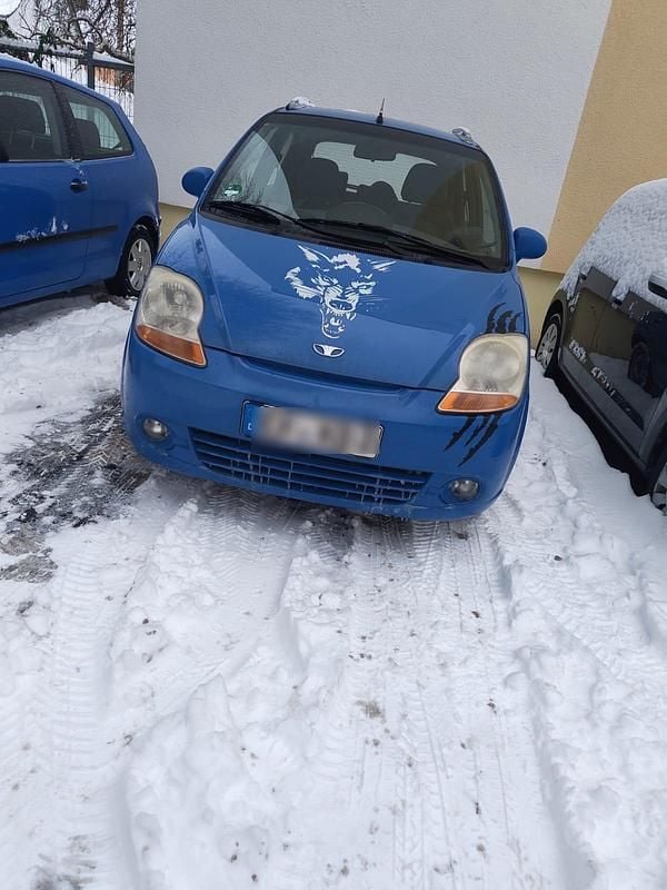 Blau Gebraucht 2007 Chevrolet Matiz Kleinwagen | 400 € (Superpreis) - Bild 1/4