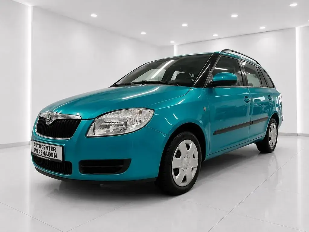 Gebraucht Skoda Fabia Ambiente 86 PS (63 kW) 2009 Blau Kombi