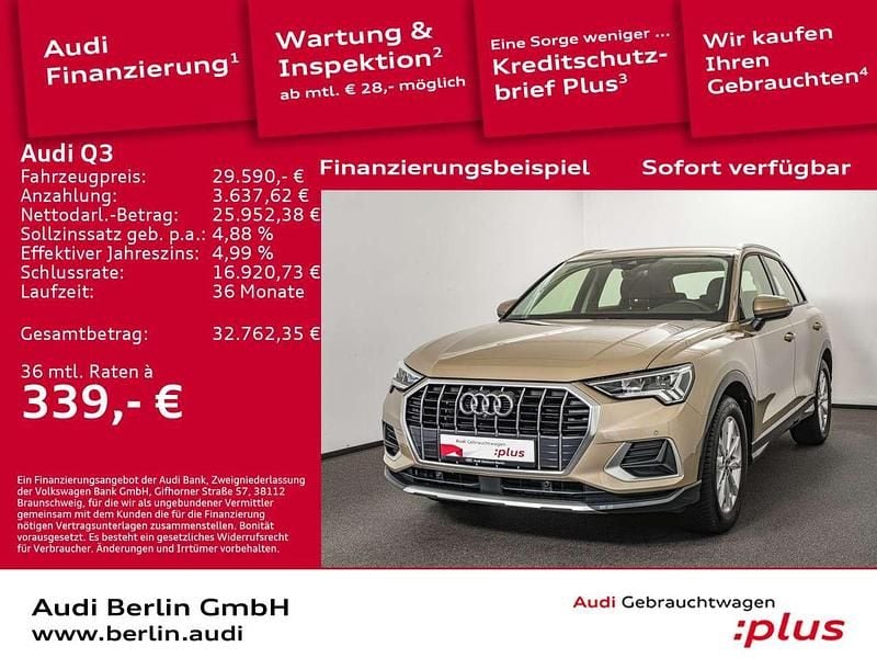 Individuallackierungen audi exclusive Gebraucht 2021 Audi Q3 Ambiente SUV | 29.590 € (Guter Preis) - Bild 1/3