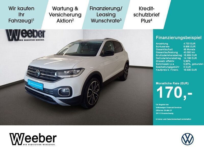 Weiß Gebraucht 2021 VW T-Cross Style SUV | 18.930 € (Fairer Preis) - Bild 1/4