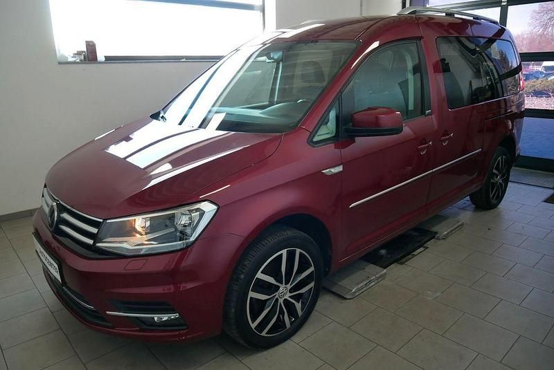 Gebraucht VW Caddy Maxi 102 PS (75 kW) 2016 Rot Van / Kleinbus