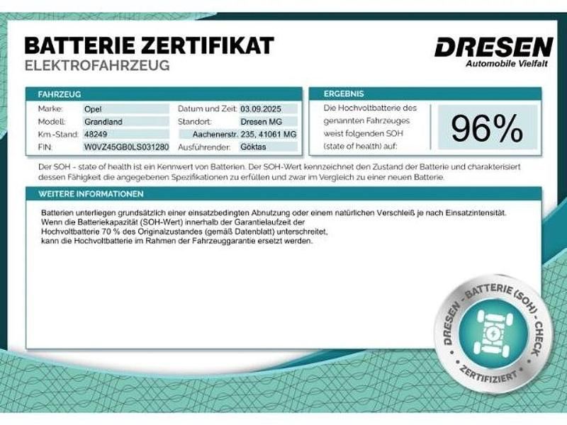 Gebraucht Opel Grandland X Ultimate 300 PS (220 kW) 2020 Schwarz SUV