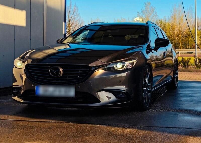 Schwarz Gebraucht 2017 Mazda 6 Sports-Line Kombi | 15.000 € (Teuer) - Bild 1/4