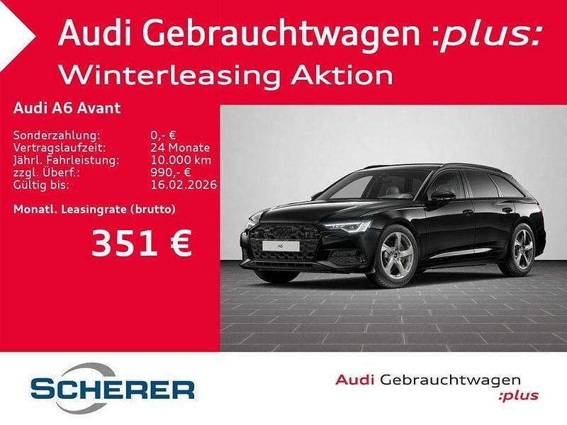 Mythosschwarz metallic Gebraucht 2025 Audi A6 Advanced Plus Kombi | 50.990 € (Superpreis) - Bild 1/2