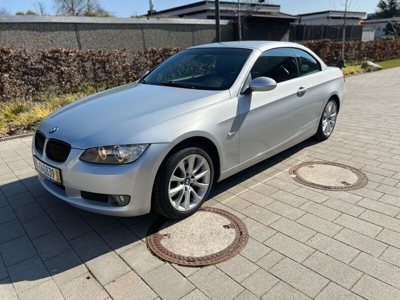 Silber Gebraucht 2008 BMW 320 Cabriolet Cabrio | 9.990 € (Superpreis) - Bild 1/4