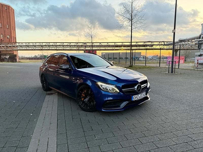 Blau Gebraucht 2015 Mercedes C63S AMG Kombi | 27.999 € (Superpreis) - Bild 1/4