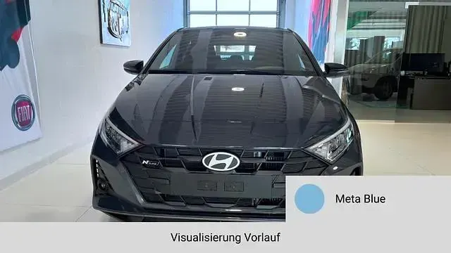 Neu Hyundai i20 N Line 99 PS (72 kW) 2025 (meta blue pearl/blau) Kleinwagen