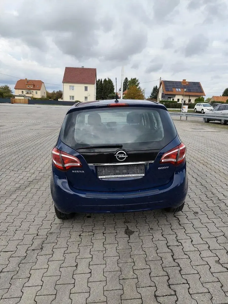 Gebraucht Opel Meriva Edition 95 PS (69 kW) 2017 Blau Van / Kleinbus
