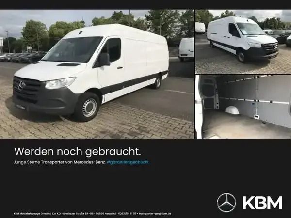 Arktikweiß Gebraucht 2021 Mercedes Sprinter Van | 27.251 € (Guter Preis) - Bild 1/4